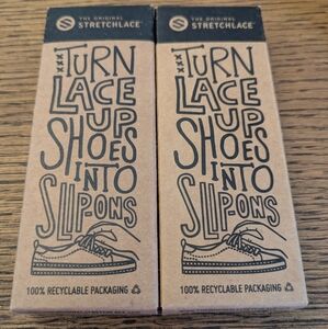 NWT 2 Pair Stretchlaces - Turn Lace Up Shoes into Slip-Ons